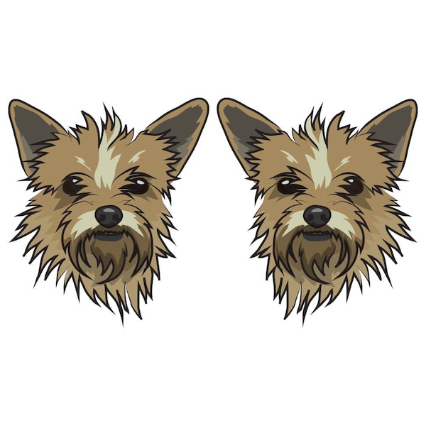 Chorkie Dog Decal, Dog Lover Decor Vinyl Sticker